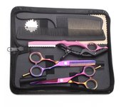 5,5 pulgadas Tijeras de Corte de pelo, adelgazamiento del Cabello/Tijeras de texturización para peluquería o uso en el hogar