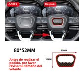 Carbon Fiber Car Steering Wheel Ring Sticker Trim For Audi A3 A4 A5 A6 A7 A8 Q2 Q3 Q5 Q7 Q8 RS3 RS4 RS5 RS6 RS7 S3 S4 S5 S6 TT