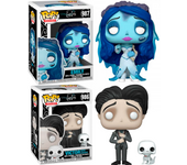 Funko  Pack 2 Funkos Emily y Viktor con Scraps Novia Cadáver cadaver Corpse Bride 986 987  Disney Funko Pop Funko Pop