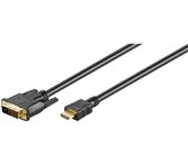 Cable HDMI a DVI-D Microconnect de 1.8m para Adaptador de Ordenador