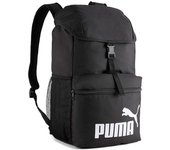PUMA MOCHILA PHSE HOODED 21 litros colegio instituto adolescente niño niña NEGRO PORTATIL