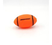 Juego de Goma para Perros, pelota ovalada Segura y duradera para Perros, Juego Interactive de entrenamiento con chirridos para Perros (1 Artículo)