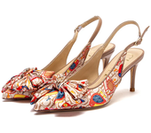 Heel 2024 CHCH Women's High Heels New Bow Pointed Sandals Women's Party Wedding Shoes 7cm