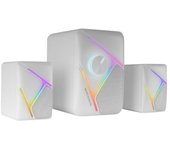 Altavoces Mars Gaming MS-H21/ 35W/ 2.1/ Blancos