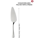 Mr.Spoon Serie Liso,Pala y Cuchillo para Tartas de 2, 6 o 12 piezas,Acero inoxidable 18/0,Plateado,Económico y funcional,Cuchillo de tarta largo283mm,Pala de tarta 258mm,Mango monobloque,Apto para lavavajillas,Empaque ecológico,Para casa,hotel,restaurante