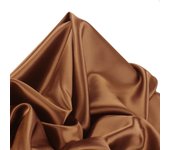Almacenes Casa Angel TELA DE RASO TRADICIONAL SATINADO COLOR MARRÓN CLARO, ANCHO 150cm