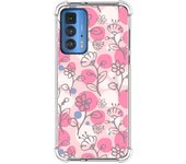 Funda Silicona Antigolpes para Motorola Edge 20 Pro diseño Flores 07 Dibujos