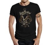 Lucky Bastard Rockabilly Racer Hot Rod Cycling T-Shirt