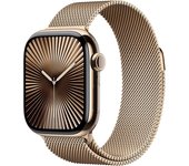Apple Watch Series 10 GPS Cellular 42 mm Caja de titanio dorado con correa milanesa dorada - Talla única
