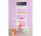 Carrito Candy Bar Madera Envejecida Sugar