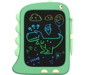 Tableta de escritura LCD de 8,5 pulgadas para niños, tablero de dibujo con dinosaurios, ideal para niños de 3, 4 y 5 años, regalo de cumpleaños (verde)
