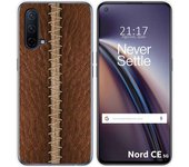 Funda Silicona para OnePlus Nord CE 5G diseño Cuero 01 Dibujos