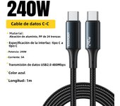 Essager  USB Type C Cable 240W for iPhone 15 Pro Max Super Fast Charging Type C Cable 5A for Xiaomi Macbook Pro iPad Laptop