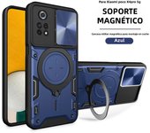 Magsafe Magnetic Camera protection case For Mi Poco X4 X5 Pro Armor Hybrid Metal Ring Back Cover For POCO F5 Pro M3 F3