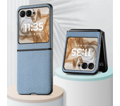 For Motorola Razr 50 Ultra Mooto Razr40 Carbon Fiber Pattern Plain PU Leather Phone Case Solid Color Anti-drop Protective Cover