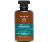 Cabello Apivita CHAMPÚ equilibrante para cabello graso con menta y propóleo