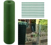Dosantex Malla de Plástico Cuadrada para Terrazas, Balcones o Vallados Verde | MEDIDAS 1X5M - 1X3M Cuadros 1x1 y 0.6x0.6 Cm Multiuso
