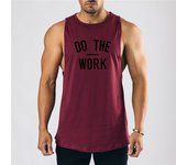 Summer Breathable Wide Shoulder Casual T-shirts Men's Sports Running Fitness Crew Neck Tank Tops