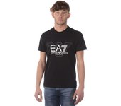 Emporio Armani EA7 Camiseta Algodón Hombre Negro 3 ZPT45PJ30Z 1200