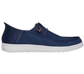Skechers Relaxed Fit: Melson - Berlaine Mocasines deportivos para hombre azul marino en textil y sintético 83872