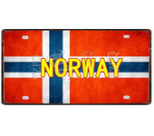 [YZFQ ]30X15CM National Flag Morocco Norway Cyprus Metal Tin Sign City Travel Souvenir  Wall Pub Shop HomeCraft Decor  DC-1345B