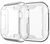 Soft TPU Case for Apple Watch Series 9 8 7 41mm 45mm Plating Full Coverage Protective Shell for iWatch Series 6 5 4 40mm 44mm