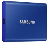 Disco externo ssd samsung portable t7 1tb/ usb 3.2/ azul