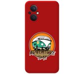 Funda Silicona Líquida Roja para Oppo Reno 8 Lite 5G diseño Adventure Time Dibujos