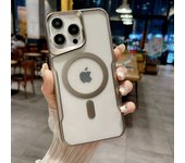 Original For Magsafe Magnetic Wireless Charging Case For iPhone 15 14 13 12 11 Pro MAX Transparent anti-fall Cover
