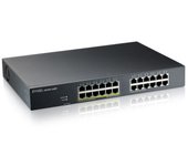 ZYZEL ZYXEL GS1915-24EP, 24-PORT GBE, 12 PORT POE, 130 WATT 802.3AT, RACKMOUNT Y DESKTOP, SIN VENTILADOR, SMART HYBRID MODE SWITCH, STANDALONE O NEBULAFLEX CLOUD (GS1915-24EP-EU0101F)