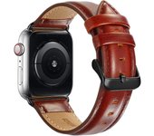Leather strap for apple watch band 4/5/6/7/8/9 45mm for Apple Watch 42mm 40mm replacement bracelet for iwatch Ultra49mm