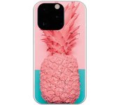 Funda compatible con iPhone 13 Pro - piña rosa