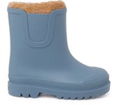 Pisamonas Igor Botas de Agua para Niños Chelsea Borreguito Negras