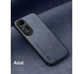 Luxury Leather Case for OPPO A60 4G A79 A58 A78 A98 A57 A97 A96 A95 A74 A53 A32 4G 5G Cover with Metal Plate Support Car Hold