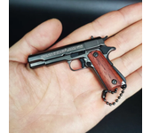 1:3 Scale Alloy Colt 1911 Pistol Mini Gun Metal Keychain Colt 1911 Pistol Keychain Fidget Toy PUBG Gun Gift Pubg Decoration Toys