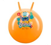 PELOTA SALTARINA HINCHABLE PARA NIÑAS Y NIÑOS CON ESTAMPADO OFICIAL STITCH,MINNIE,SPIDERMAN D45-50 CM CON ASAS – PARA NIÑOS +3 AÑOS