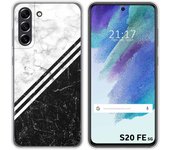 Funda Silicona para Samsung Galaxy S21 FE 5G diseño Mármol 01 Dibujos