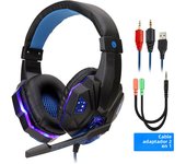 Professional Led Light Wired Gaming Headphones With Microphone For Computer PS4 PS5 Xbox Bass Stereo PC Gaming Headset Gifts