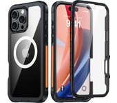 For Magsafe Privacy Tempered Glass Privacy Screen Protector For iPhone 16 Pro Max, HD Clear Shockproof Back Cover Full Body Case
