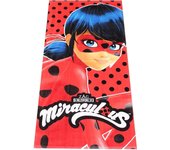 Toalla para Playa Piscina Ladybug Oficial 70x140cm infantil de microfibra para niños