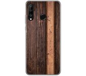 Tumundosmartphone Funda Gel Tpu para Huawei P30 Lite diseño Madera 05 Dibujos