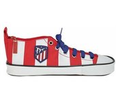 SAFTA  ATCO. Estuche con forma de Zapatilla Diseño Único y Licencia Oficial - Estuche Innovador Ideal para Estudiantes Creativos y/o Artistas - Estuche Apertura Cremallera - Estuche material resistente y durabilidad máxima