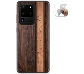 Tumundosmartphone Funda Gel Tpu para Samsung Galaxy S20 Ultra diseño Madera 05 Dibujos