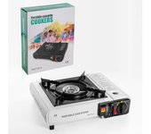 PORCHEDDU Cocina Portátil de Gas, Hornillo de Gas Individual, Hornillo de Camping 2900 W, Cocina Cartucho Portátil, Cartridge Cooker, Kocher, para Uso Interior y Exterior