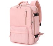 Mochila de viaje para mujer y niña, morral escolar de negocios de 15,6 pulgadas para ordenador portátil con bolsa de zapatos ind