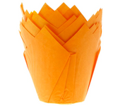 Glotomania - Tulipas para Muffins House Of Marie - Naranjas - Papel de Alta Calidad - Apto para Horno