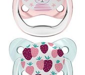 Dr Brown'S Chupete Prevent Mariposa 0 A 6 Meses Rosa 2Uds