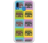 Funda compatible con Samsung Galaxy A30 - Radiocasettes Colores