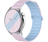 20mm 22mm watch strap For Amazfit GTS 4/2/Mini/2e/GTR 3 pro/GTR4/stratos belt Silicone Magnetic Loop bracelet amazfit bip u pro