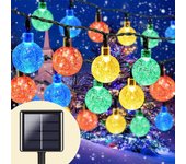 1pc Solar Crystal Ball Fairy String Lights 5M20L Outdoor Waterproof Christmas Decoration Camping Fairy Garland Garden Party